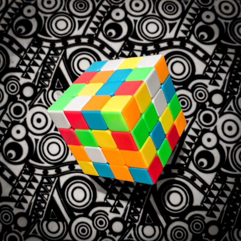 Cubo Rubik 4x4, cube, cubo rubik, rubiks cube, HD phone wallpaper
