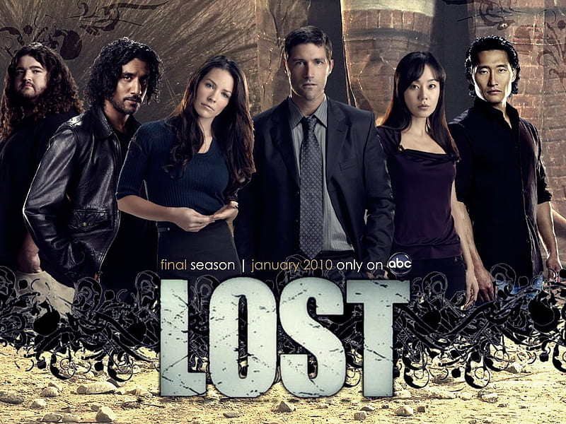 Last Season of Lost, jin, sun, sayid, hugo, jack, entertainment, people, tv series, kate, lost, HD wallpaper