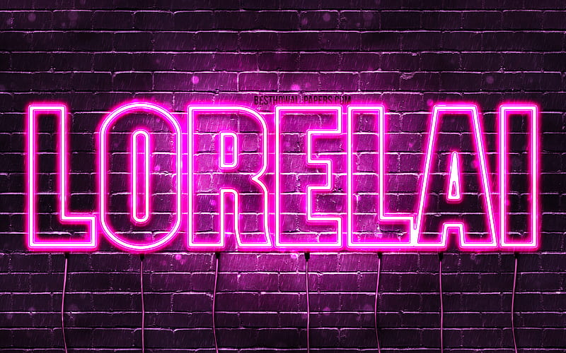 X Px P Free Download Lorelai With Names Female Names Lorelai Name Purple Neon