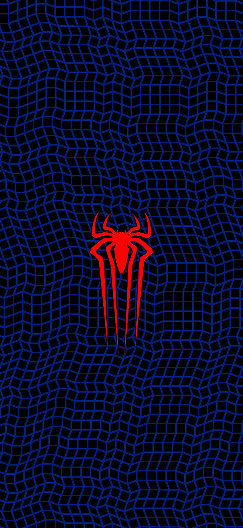Spiderman Logo Blue, logo spiderman, spider, HD phone wallpaper | Peakpx