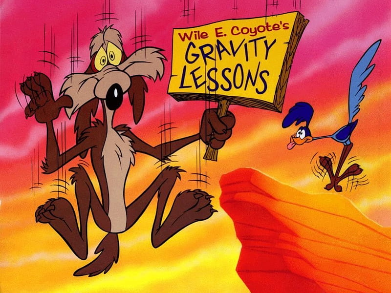 Looney Coyote, cartoons, warner brothers, tv show, looney tunes, cartoon, animacion, HD wallpaper