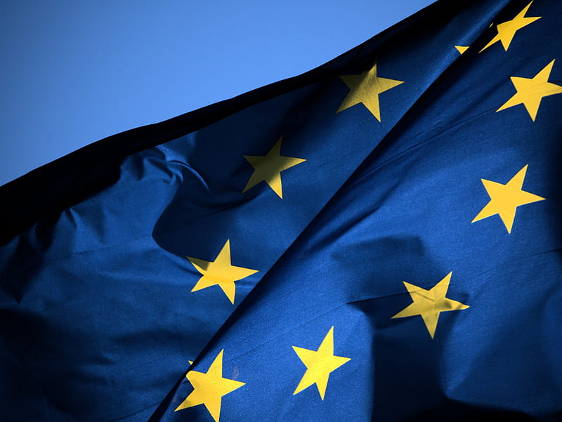 Europe Flag, eu, european union, flags, ue, HD wallpaper