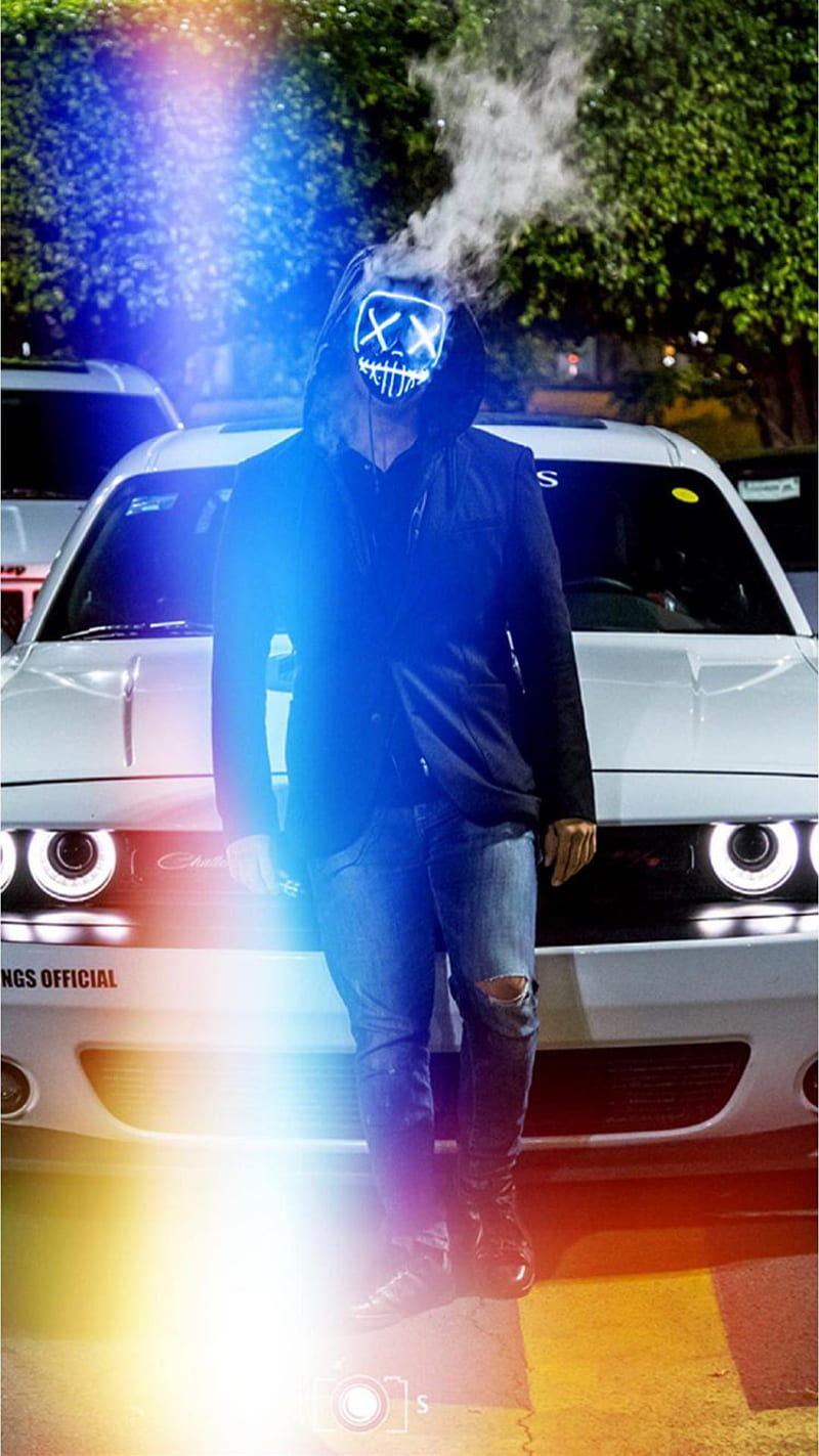 The Purge , real, man, class, movie, car, challenger, sport, scary, colors, thepurge, HD phone wallpaper