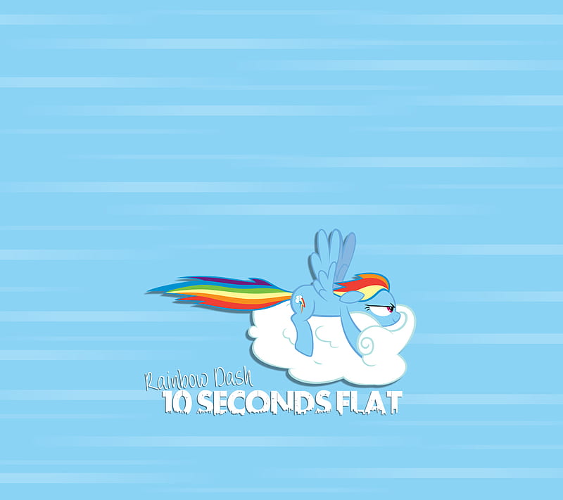 10 Seconds Flat, mlp, my little pony, rainbow dash, HD wallpaper