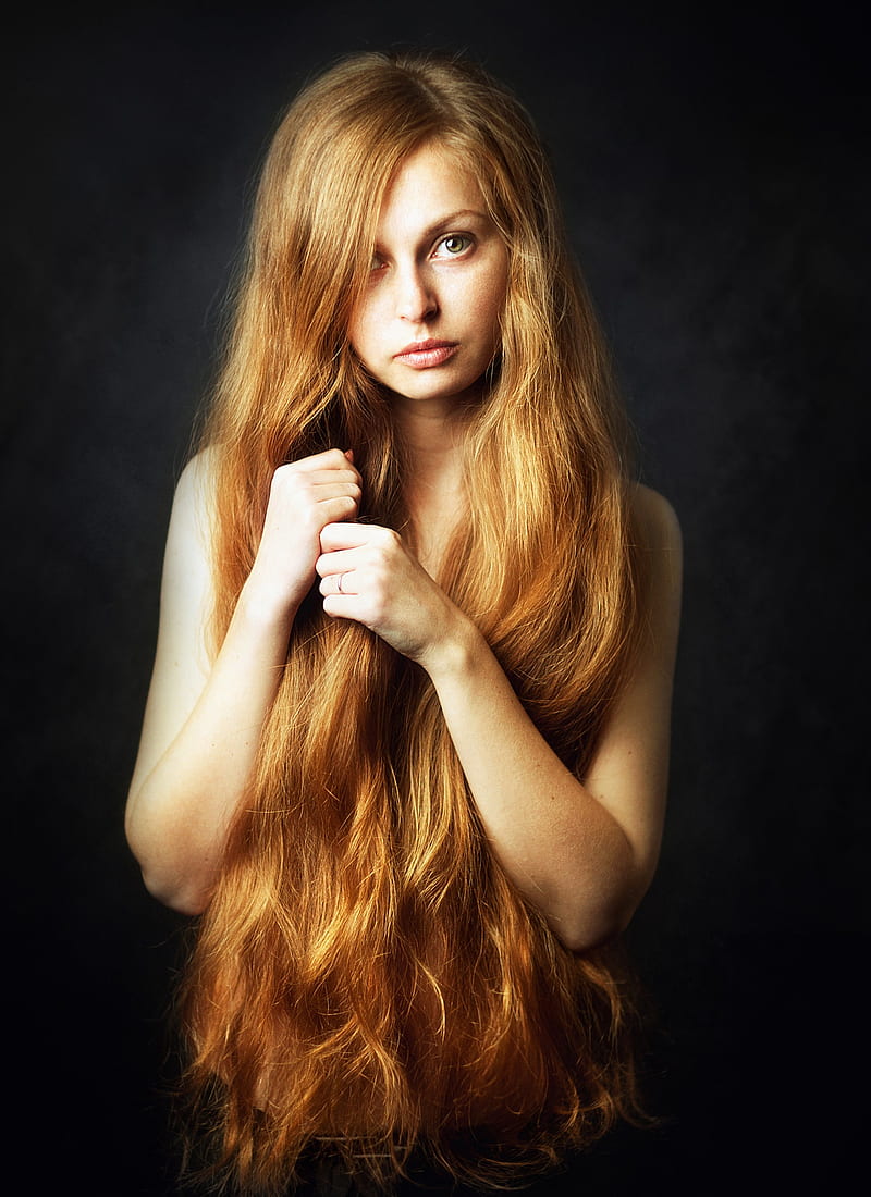 Zachar Rise, women, model, hair , long hair, portrait, HD phone wallpaper