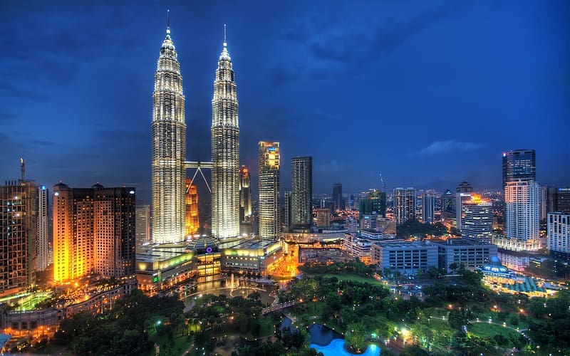 Cities, Kuala Lumpur, Malaysia, , Petronas Towers, HD wallpaper