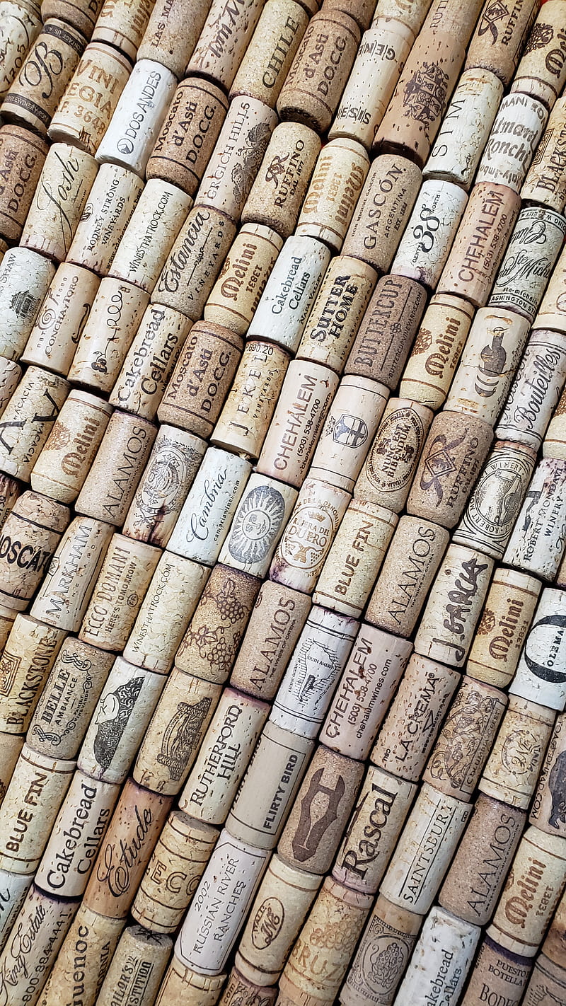 Wine Corks Diagonal , cabernet, chardonnay, cork, merlot, pinot, wine cork, wine corks, HD phone wallpaper