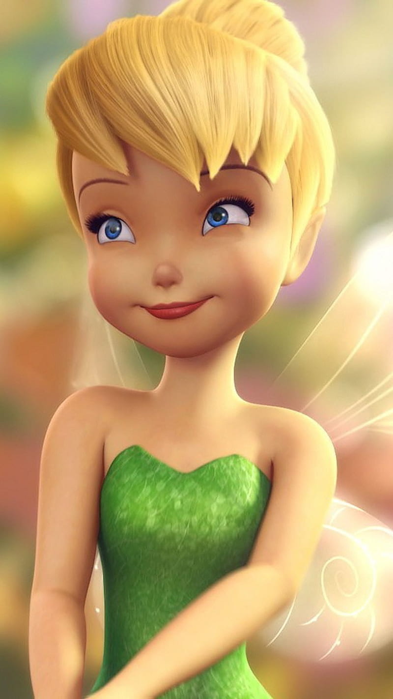 Beautiful Tinkerbell , cartoon, girl, animation, fairy, HD phone wallpaper