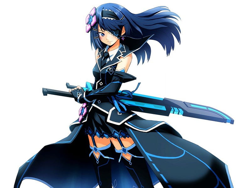 Swords Girl morizo cs Anime Sword Cosmic Break Blue Eye Cute Cool  Blue Hair HD wallpaper  Peakpx