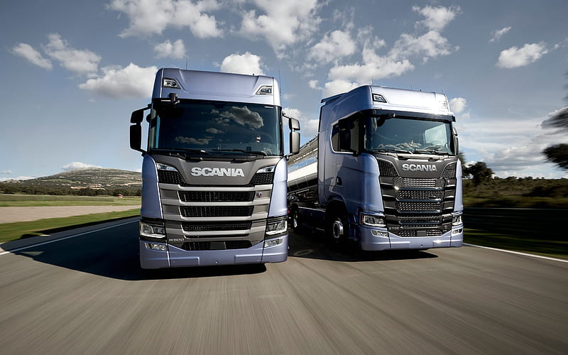 Scania, 2017, trucks, Scania R500, new trucks, Scania S730, HD wallpaper