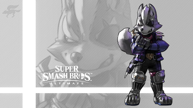super smash bros. ultimate, wolf, eyepatch, Games, HD wallpaper