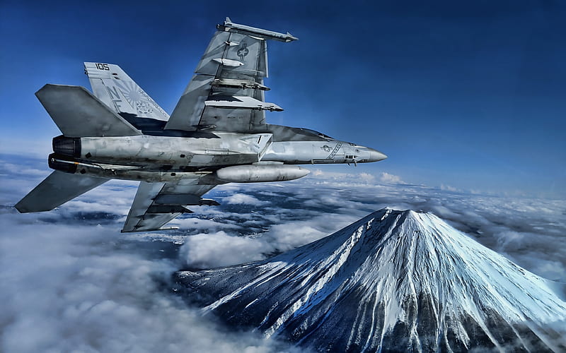 Boeing FA-18EF Super Hornet fighter, American Army, US Navy, Boeing, combat aircraft, US Army, HD wallpaper