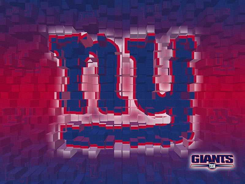 NFL New York Giants, professional, 3d, logo, HD wallpaper