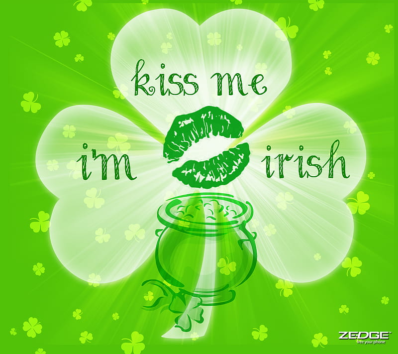 Kiss Me Im Irish, beer, fun, green, holiday, ireland, lucky, party,  zpaddys, HD wallpaper | Peakpx