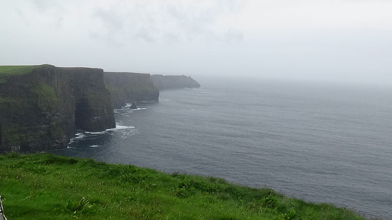 Cliffs of Moher Ireland, pam kinnunen, Ireland, antti kinnunen, Cliffs of Moher, larisa kinnunen, Cliffs, HD wallpaper