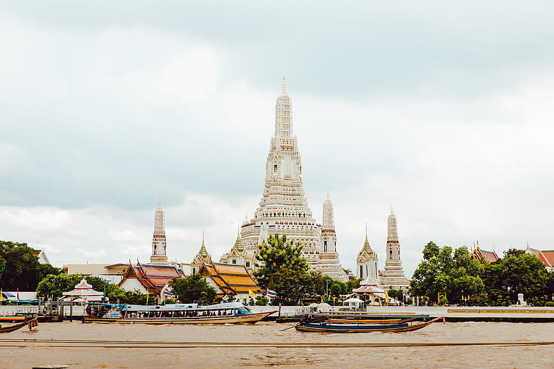 Thailand Temple, bangkok, budha, paris, tample, tower, HD wallpaper