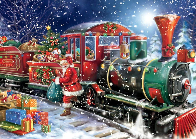 34007 West Country Del Sur Ferrocarril Tren de Vapor BR Motor Tarjeta De Navidad Navidad