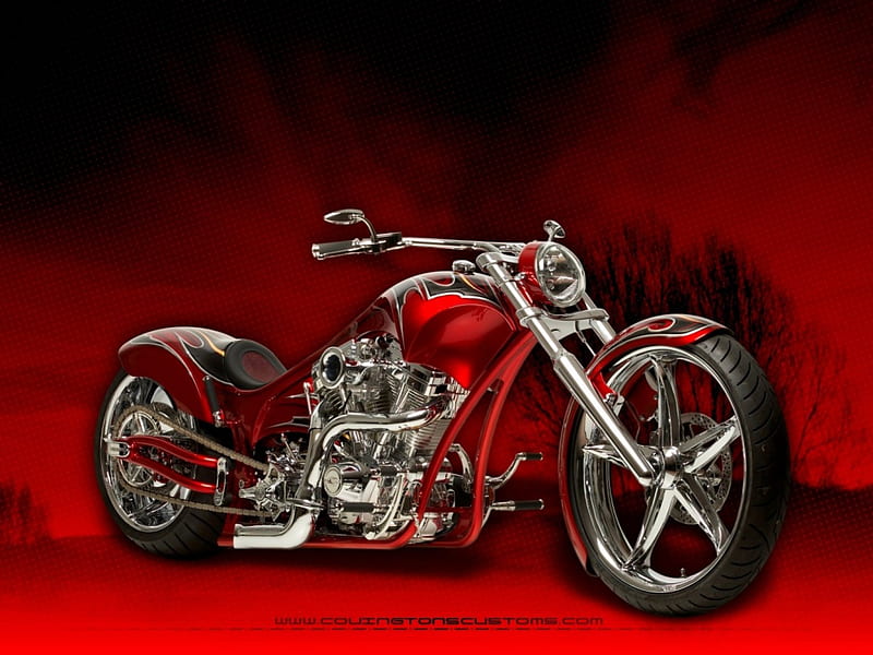 Covingtons Custom Motorcycle, bike, chopper, harley, motorcycle, HD wallpaper