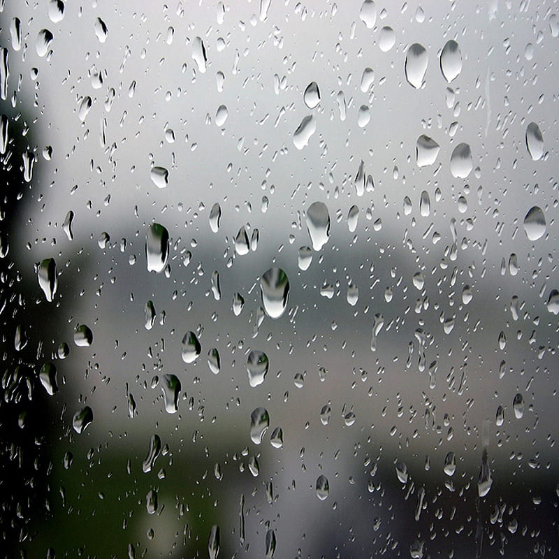 Dark Rain, autumn, drops, fall, glass, raindrops, rainy, screen, spring, water, HD phone wallpaper