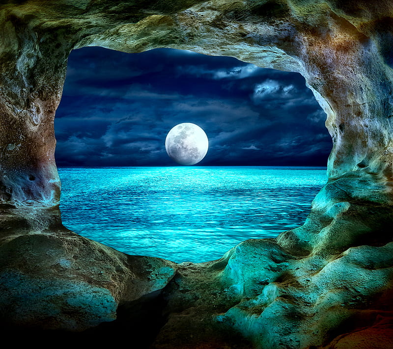 Majestic Moonlight, breathtaking, captivating, HD wallpaper