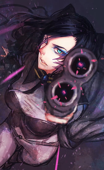 Wallpaper anime girl, cyberpunk, Art #25414