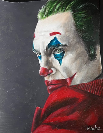 Poster Colour Modern Famous Joker Painting ( Handmade ), Shape:  Rectangular, Size: A5 Size at Rs 4000 in Kendrapara