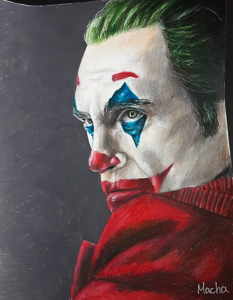 Joker drawing, clown, drawing, joker, HD phone wallpaper | Peakpx
