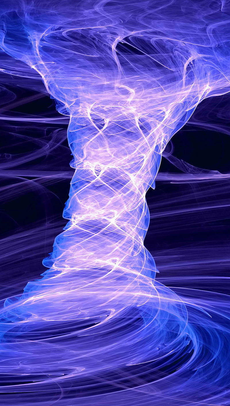 purple tornado, abstract, HD phone wallpaper