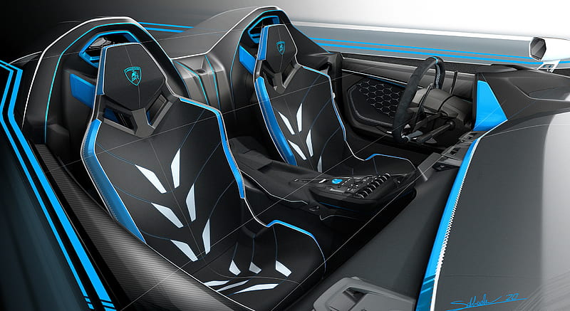 2020 Lamborghini SC20 - Design Sketch , car, HD wallpaper