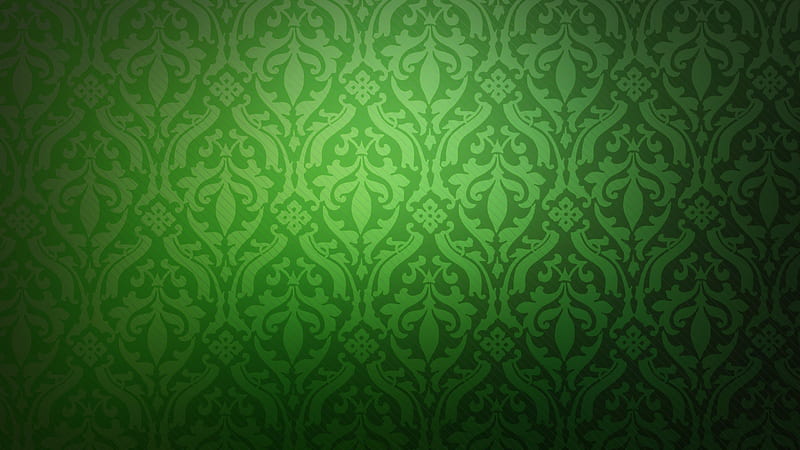 green background, shape, pattern, light, illustration, Abstract, HD wallpaper
