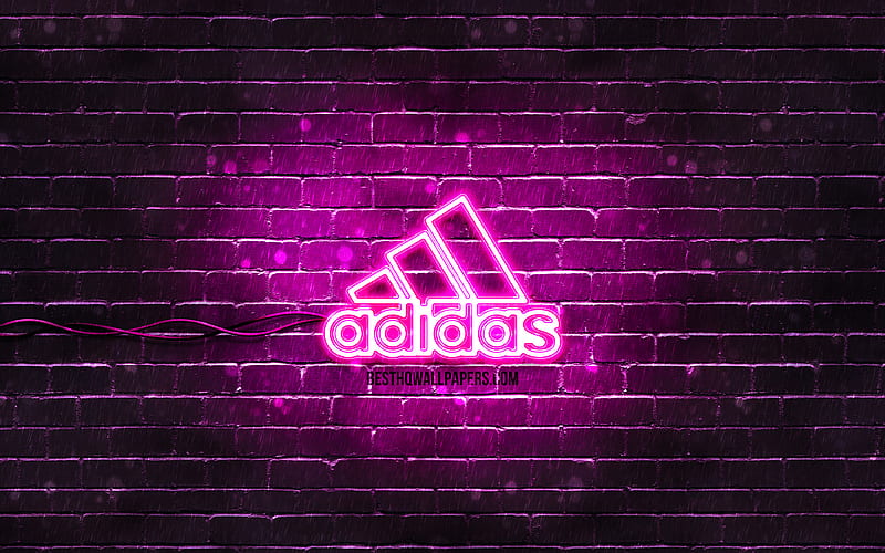 HD neon adidas logo wallpapers | Peakpx