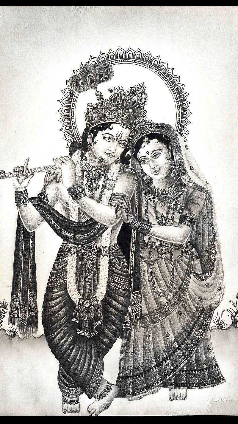 Lord Sri Krishna Drawing by Indu Raghavan - Fine Art America