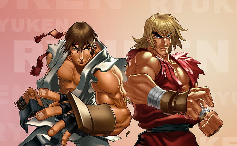 Download Ryu Vs Ken Street Fighter 4 Wallpaper