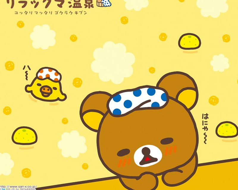Ill Rilakkuma, Yellow, Bear, Character, Rilakkuma, Kawaii, Cute, Teddy,  Hello Kitty, HD wallpaper | Peakpx