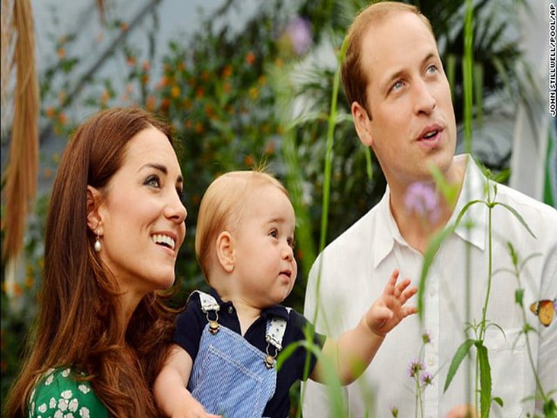 And baby makes three, George, Royals, Kate, William, HD wallpaper