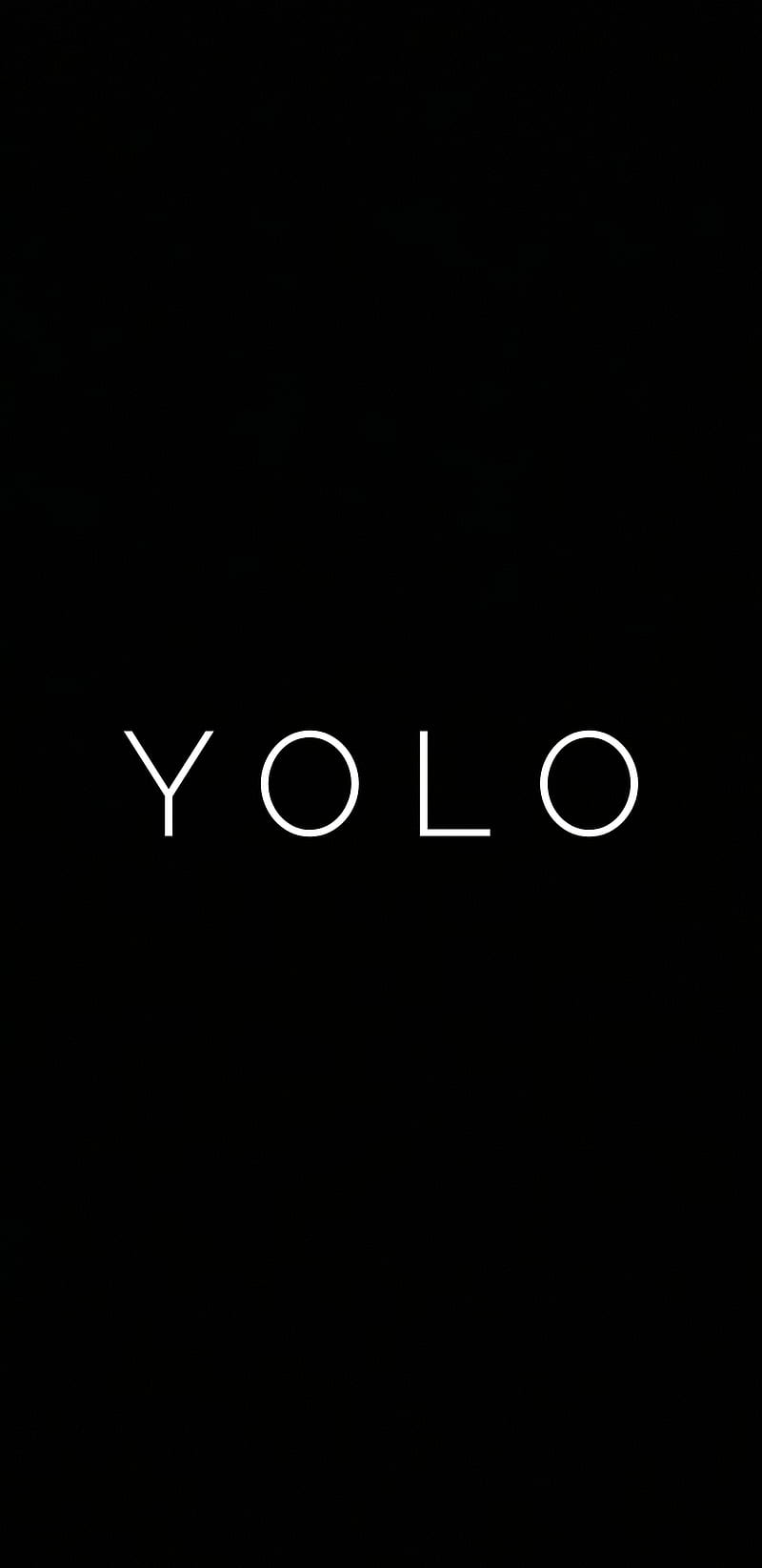 You only live once, yolo, blavk, dark, amoled, saying, quote, inspiration,  HD phone wallpaper | Peakpx