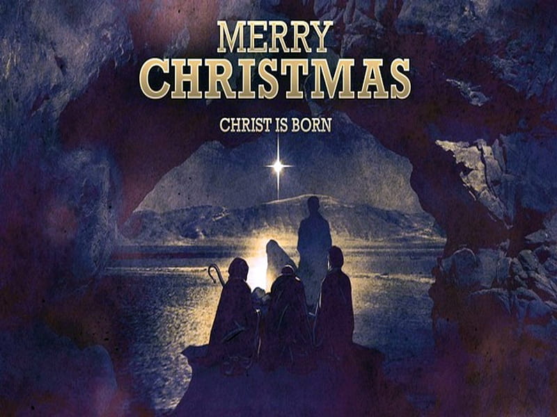 Christ is born, nativity, Christmas, Joseph, Mary, Jesus, HD wallpaper