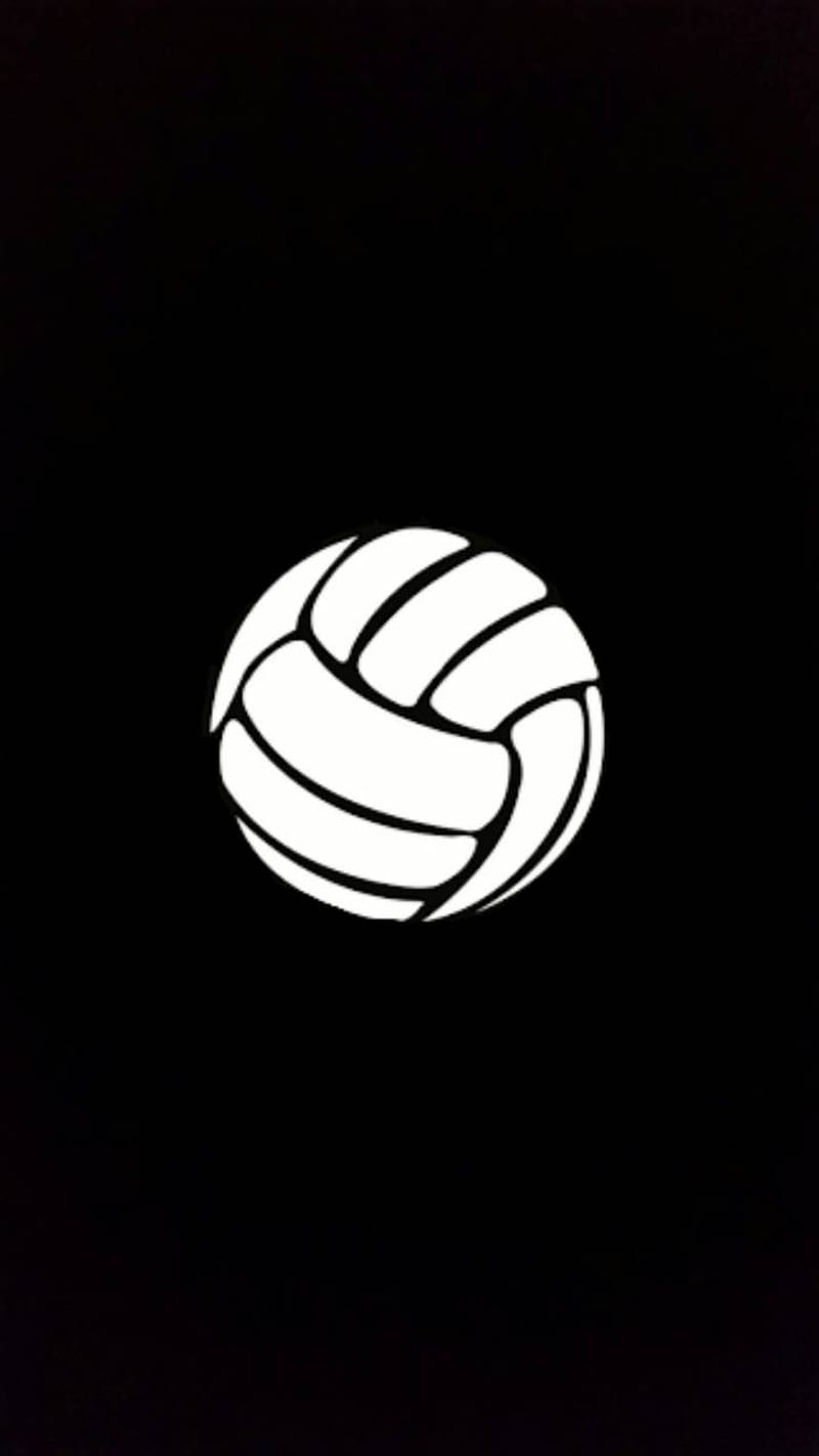 Volleyball , game, black, white, HD phone wallpaper