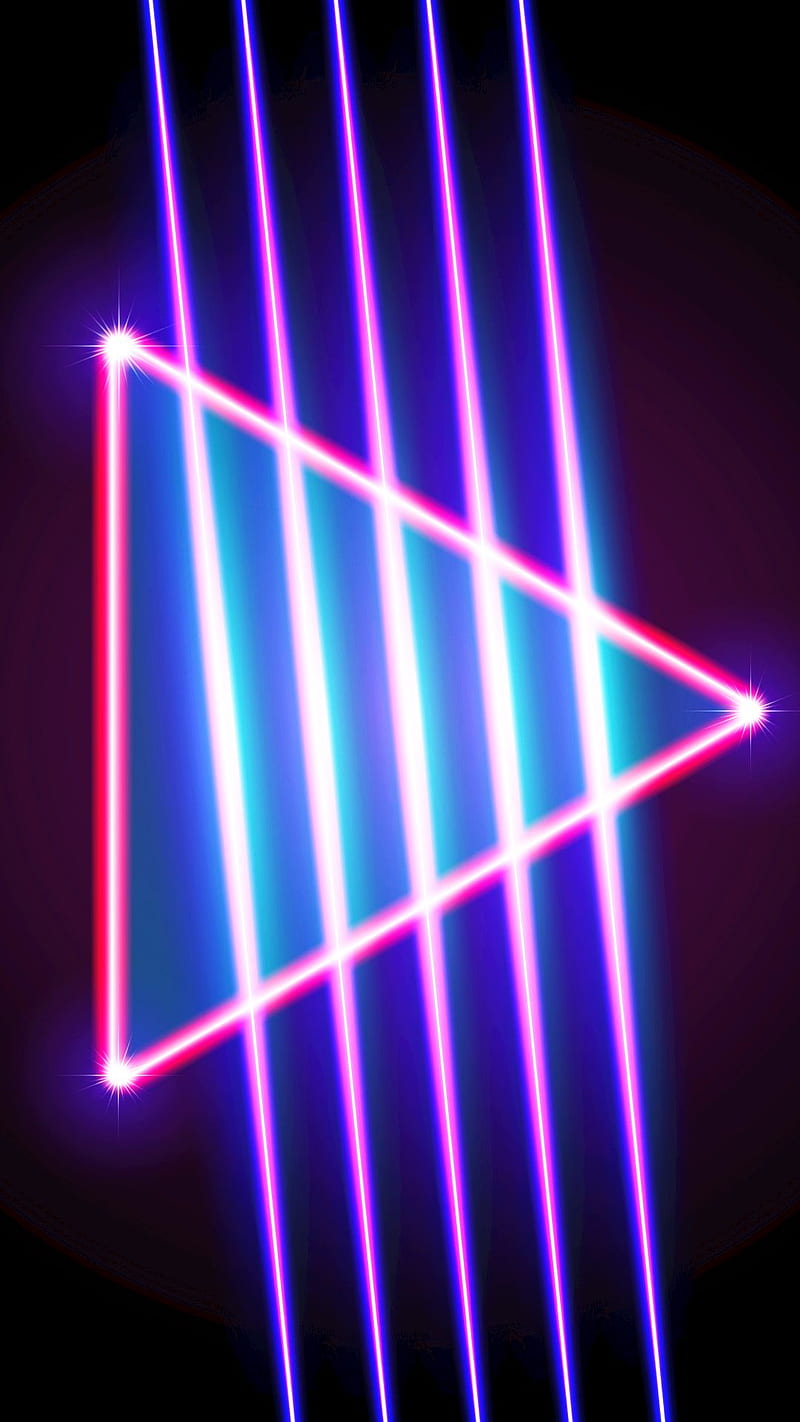 Neon Lines, abstract, bright, HD phone wallpaper