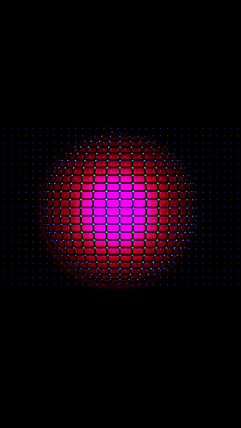 Atoms Erupting, abstract, abstract digital, colors, digital, neon, red, turquoise, HD phone wallpaper