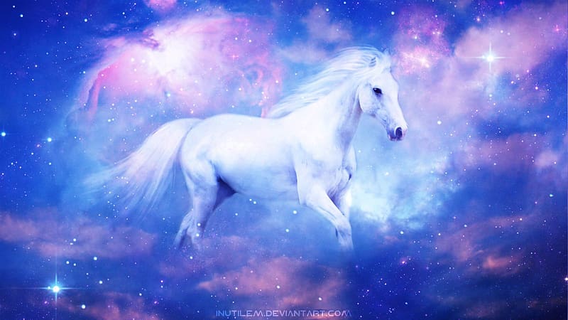 Fantasy, Sky, Animal, Cloud, Horse, HD wallpaper | Peakpx