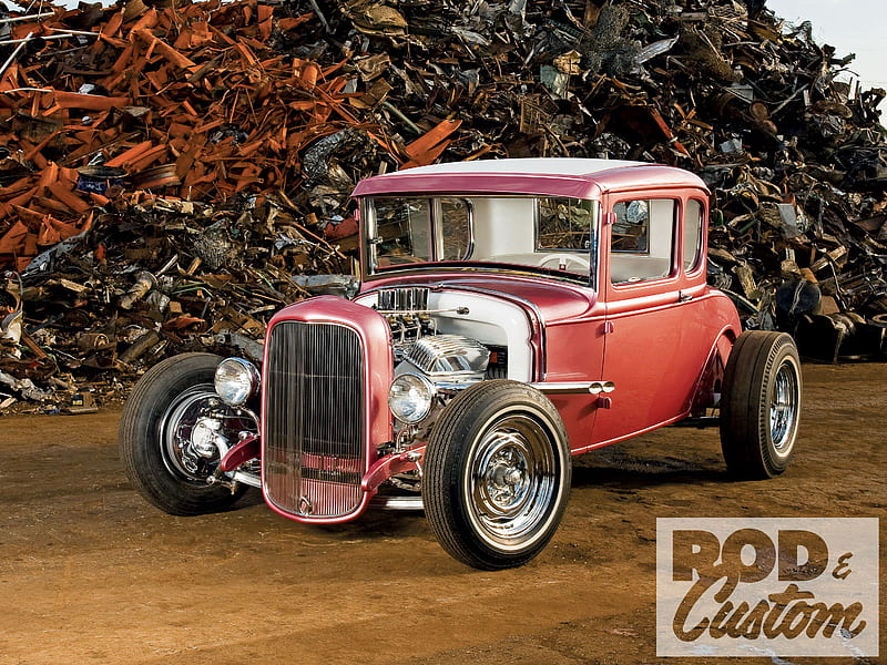 30 Ford, custom, hot rod, ford, wheels, HD wallpaper