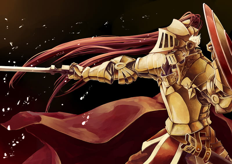 Golden Knight, armor, cool, anime, golden, weapon, tagme, sword, knight, HD  wallpaper | Peakpx