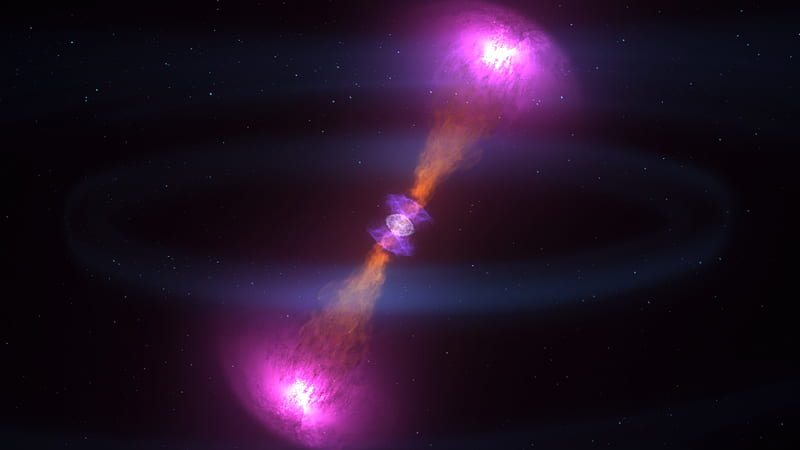 NASAFermi This Burst Was Only 2 Seconds Long, A Typical “short” Gamma Ray Burst – And Now The First Proven Neutron Star Merger! #GravityAndLight / Twitter, HD wallpaper
