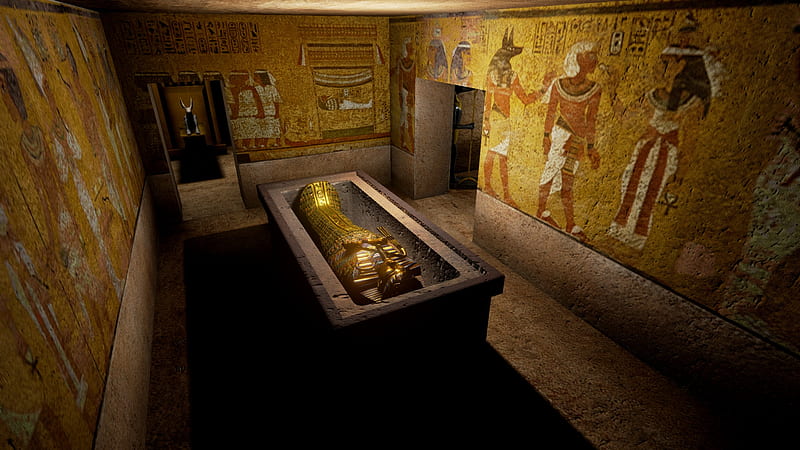 Tutankhamuns Tomb, Tutankhamun, Egypt, Ancient, Tomb, Coffin, HD wallpaper
