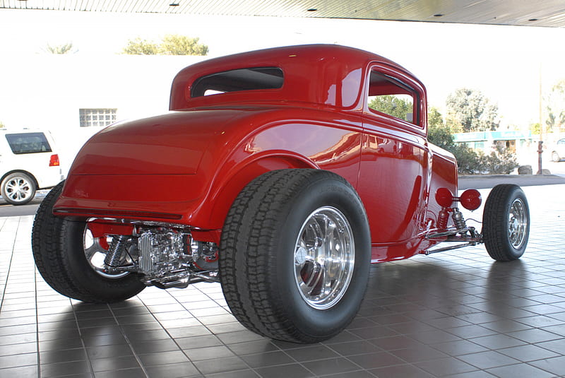 1932 Ford 3 window Coupe, coupe, ford, hot, rod, classic, HD wallpaper
