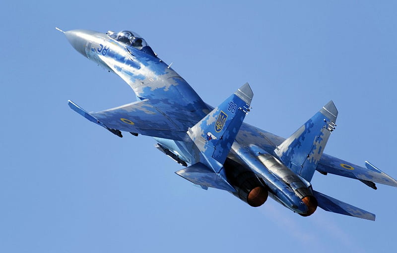 Fighter, Sukhoi, Flanker, Su 27, Ukrainian For , Section авиация, Sukhoi Su-27, HD wallpaper