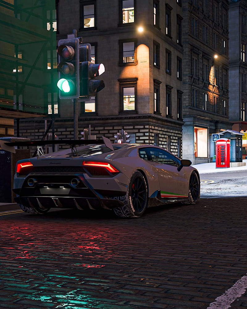 Lamborghini, carros, cool, forza horizon 4, HD phone wallpaper