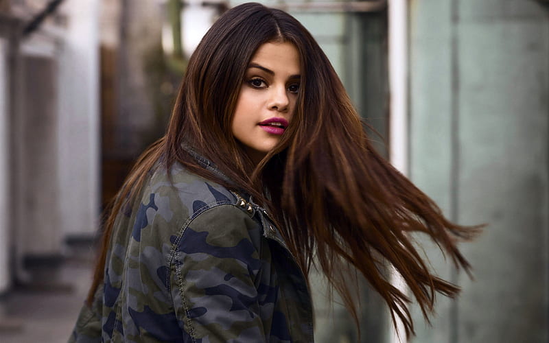 Selena Gomez, American singer, beautiful young woman, portrait, HD wallpaper