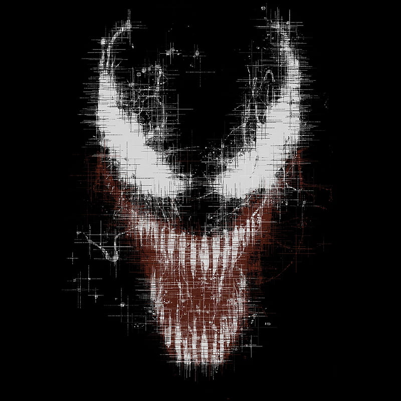 Venom, spiderman, tom hardy, marvel, movie, dark, HD phone wallpaper